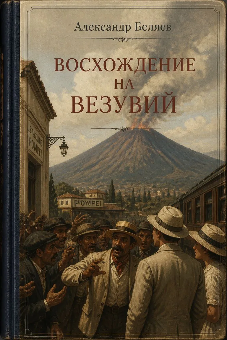 Восхождение на Везувий — обложка книги