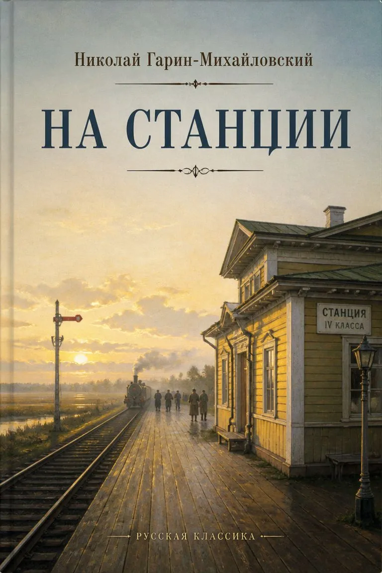 На станции — обложка книги