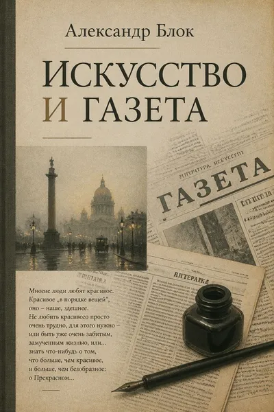 Искусство и газета — обложка книги