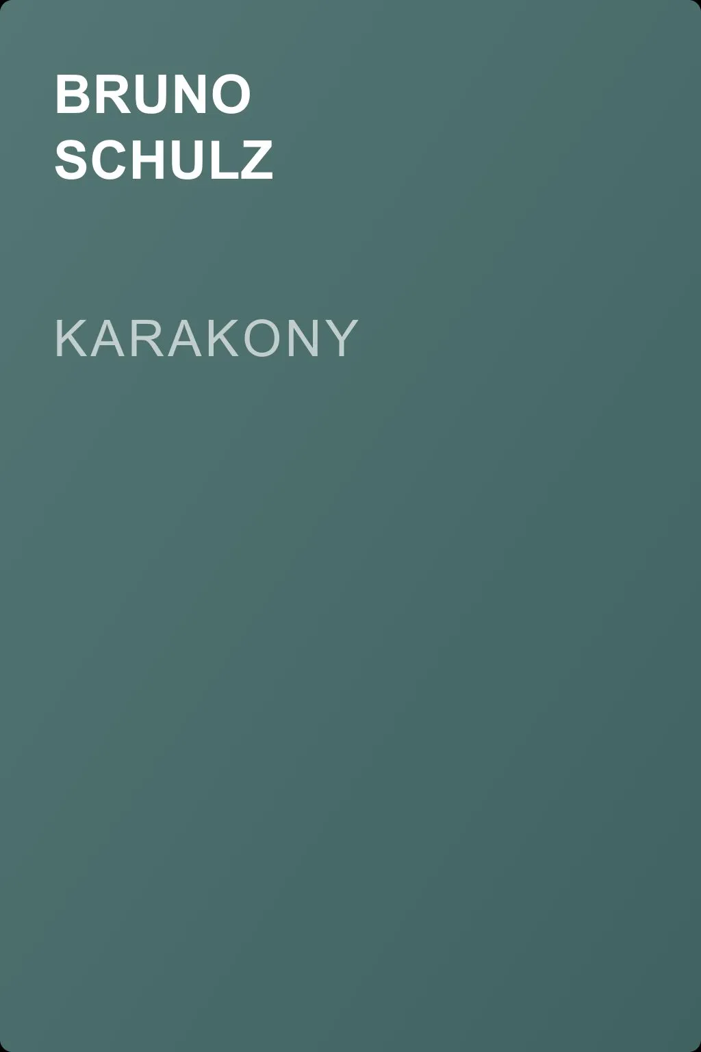 Karakony — обложка книги