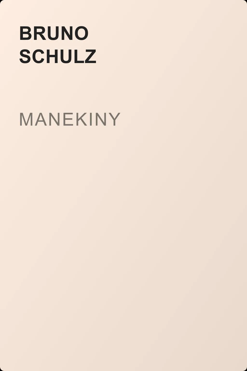 Manekiny — обложка книги