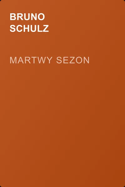 Martwy sezon — обложка книги