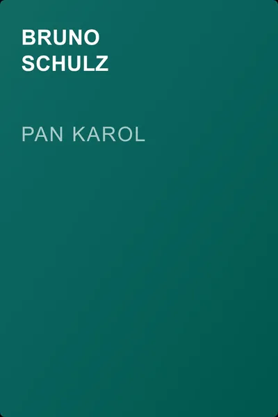 Pan Karol — обложка книги