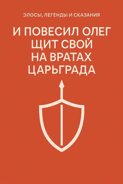 И повесил Олег щит свой на вратах Царьграда — обложка книги