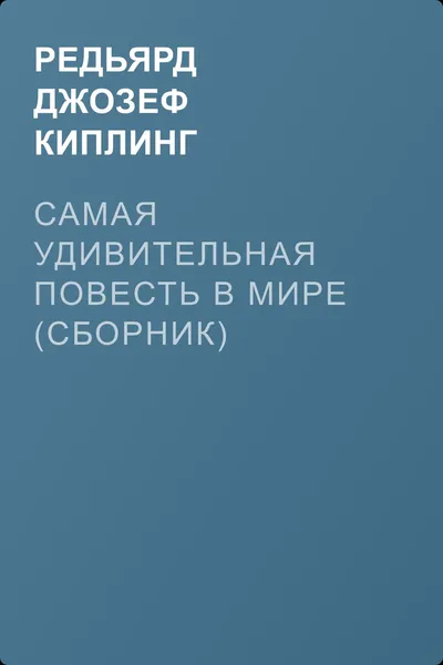 Самая удивительная повесть в мире (сборник) — обложка книги