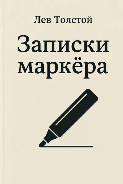 Записки маркёра — обложка книги