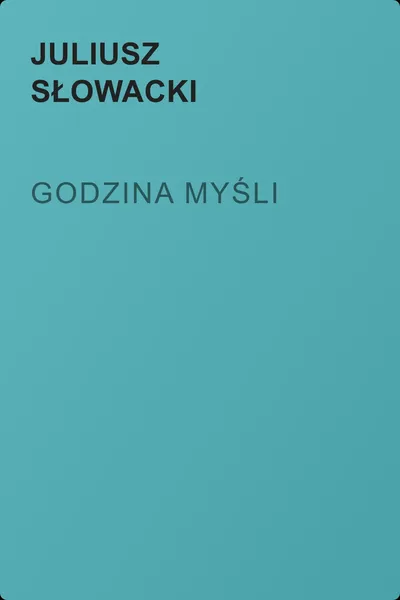 Godzina myśli — обложка книги