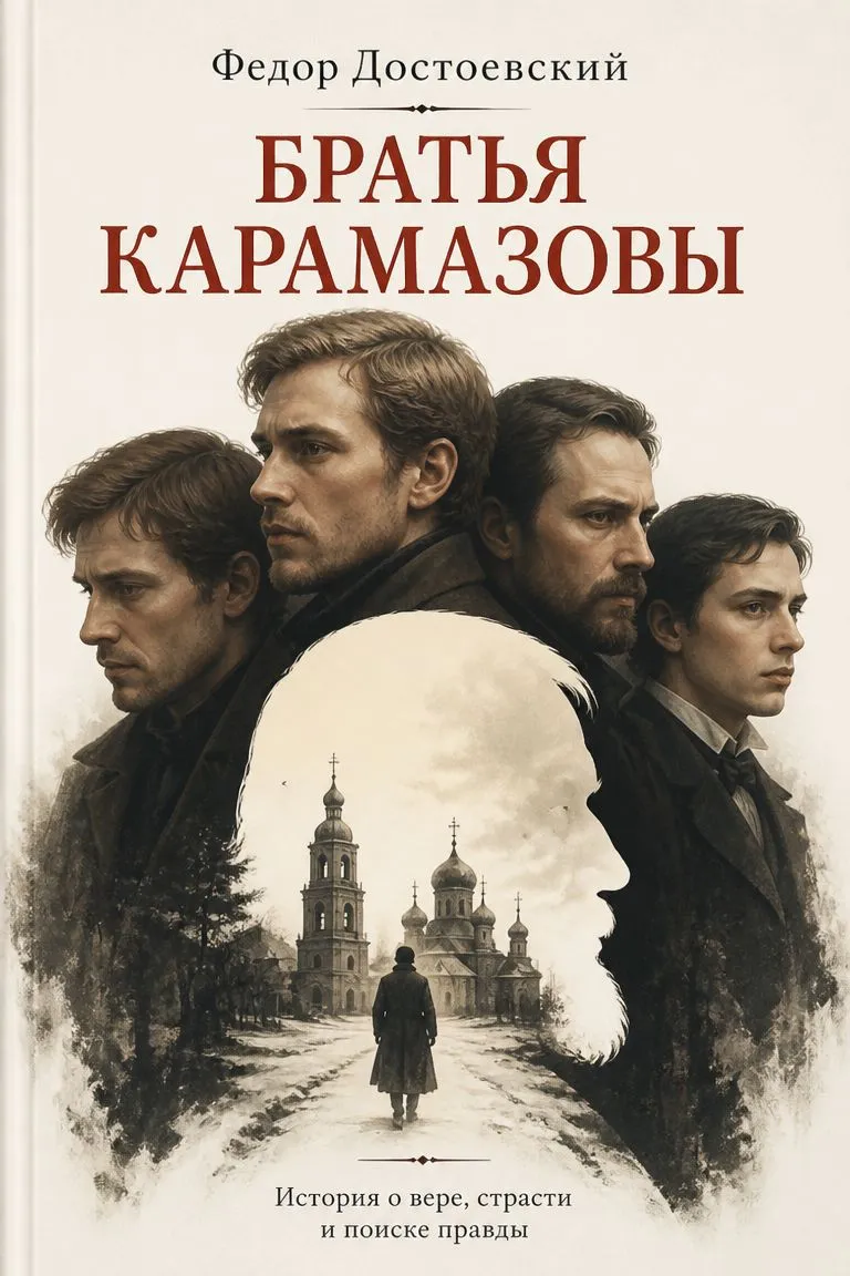 Братья Карамазовы — обложка книги