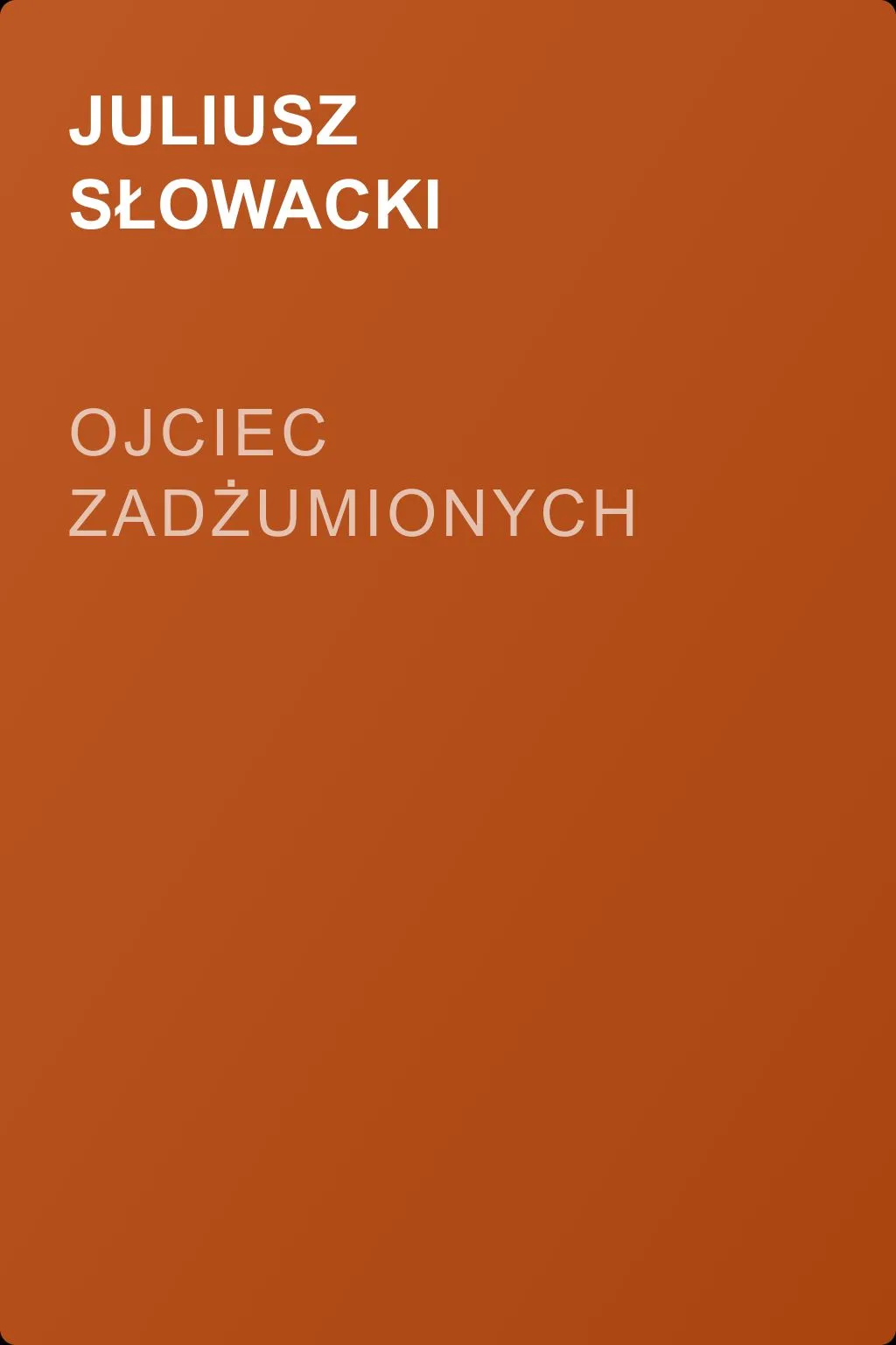 Ojciec zadżumionych — обложка книги