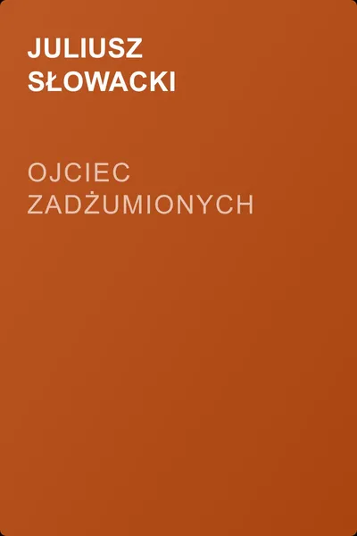 Ojciec zadżumionych — обложка книги