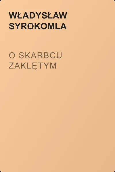 O skarbcu zaklętym — обложка книги