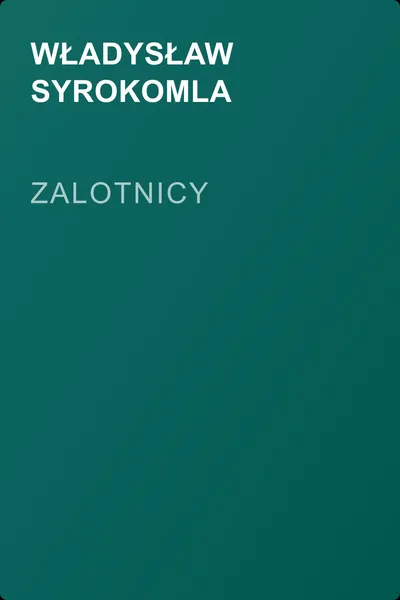 Zalotnicy — обложка книги