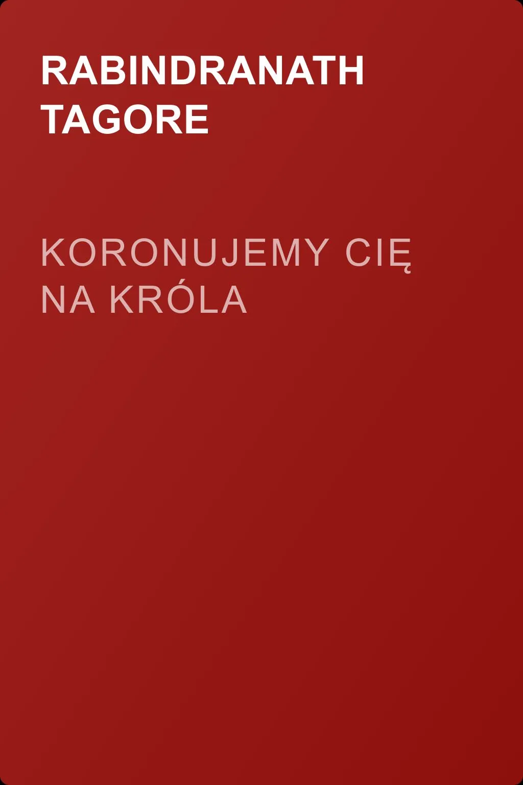 Koronujemy cię na króla — обложка книги