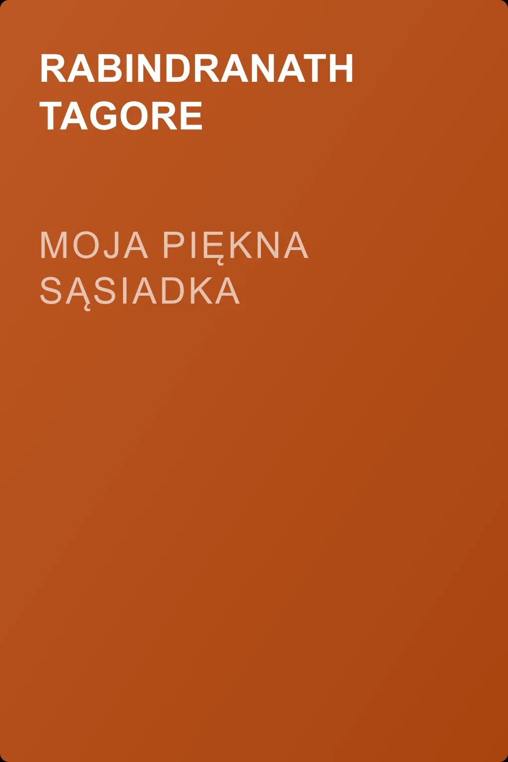 Moja piękna sąsiadka — обложка книги