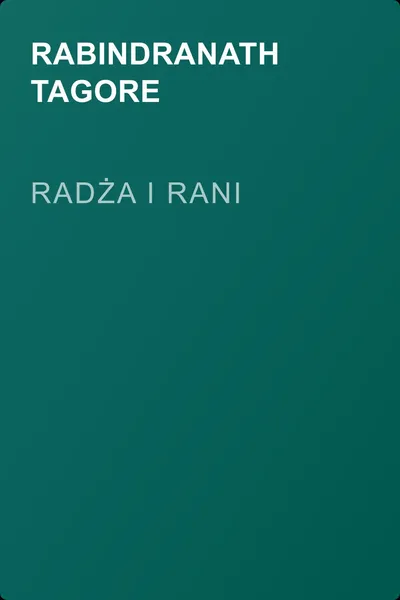 Radża i rani — обложка книги