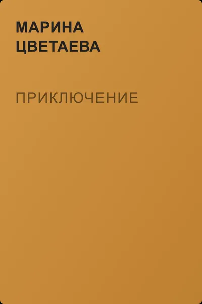 Приключение — обложка книги