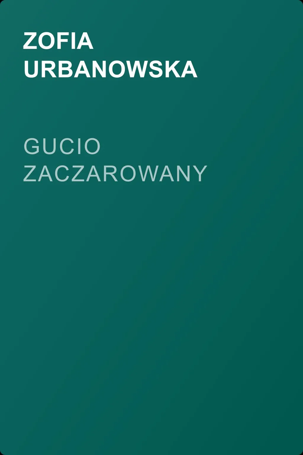 Gucio zaczarowany — обложка книги