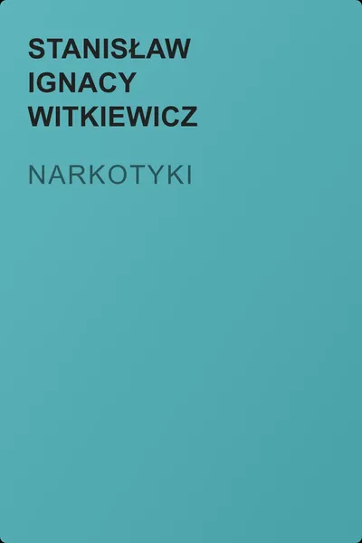Narkotyki — обложка книги