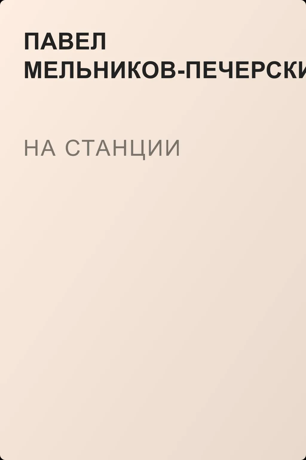 На станции — обложка книги