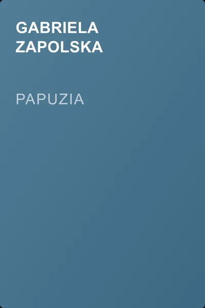 Papuzia — обложка книги