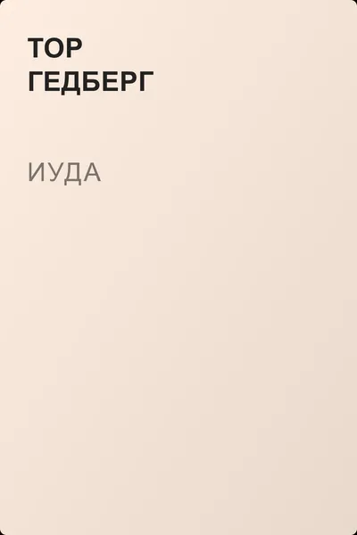 Иуда — обложка книги