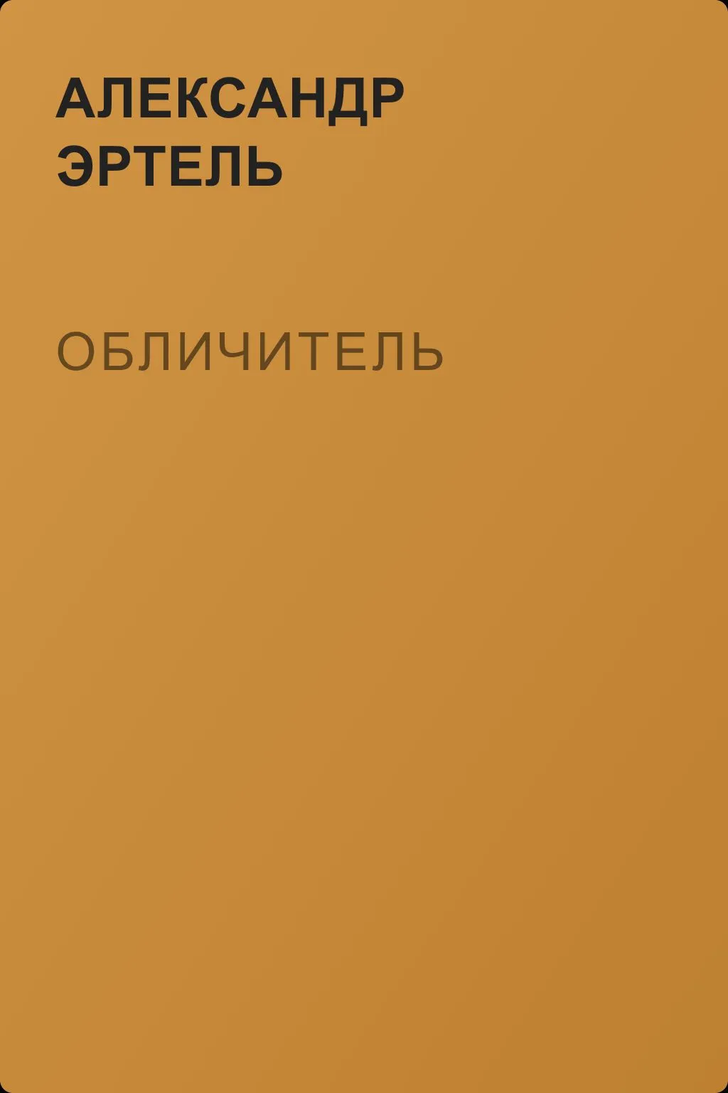 Обличитель — обложка книги