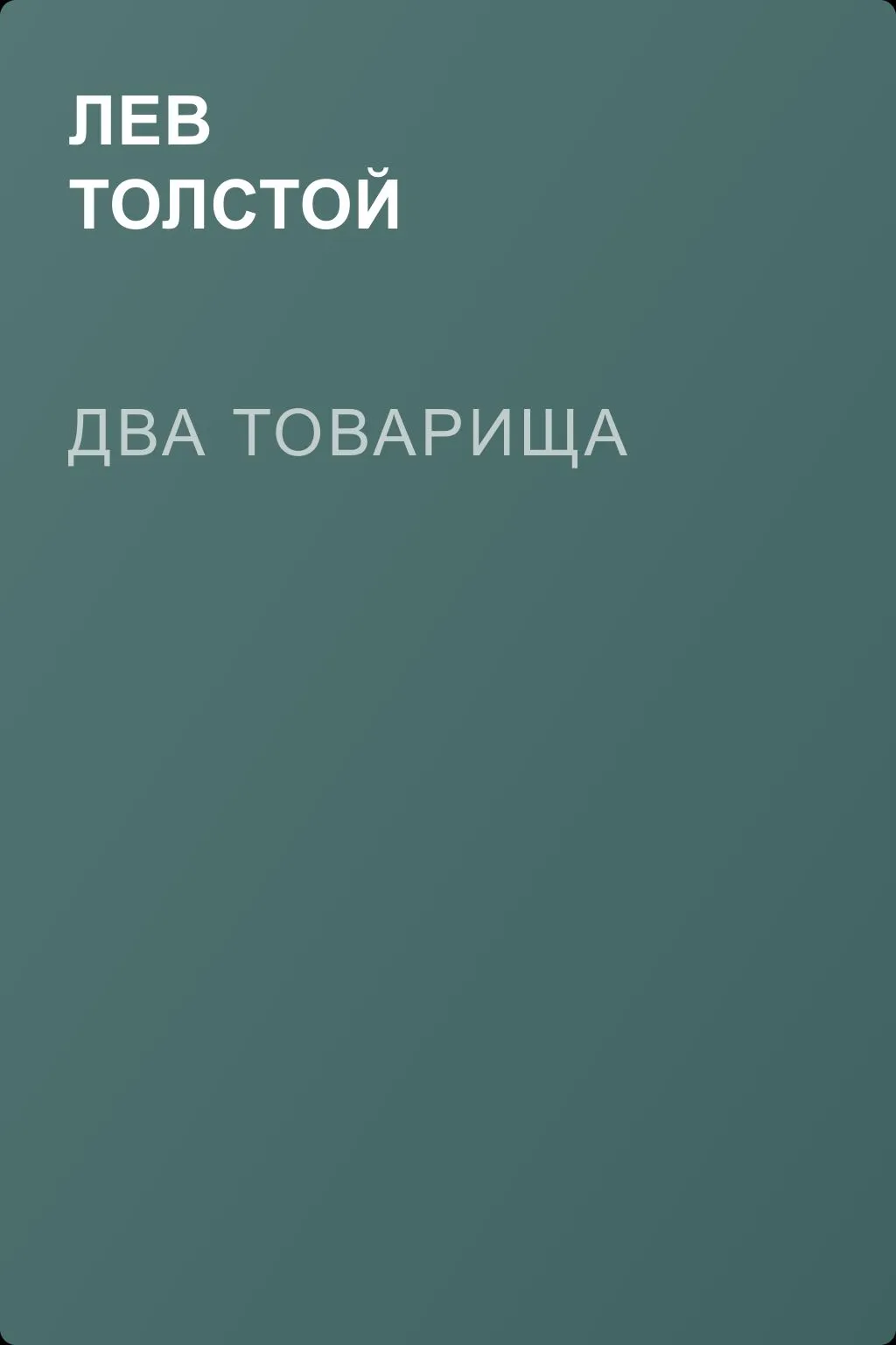 Два товарища — обложка книги