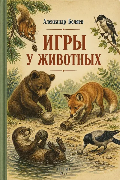 Игры у животных — обложка книги