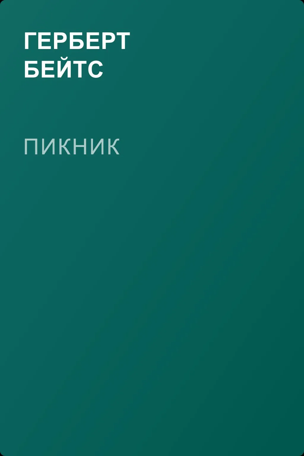 Пикник — обложка книги