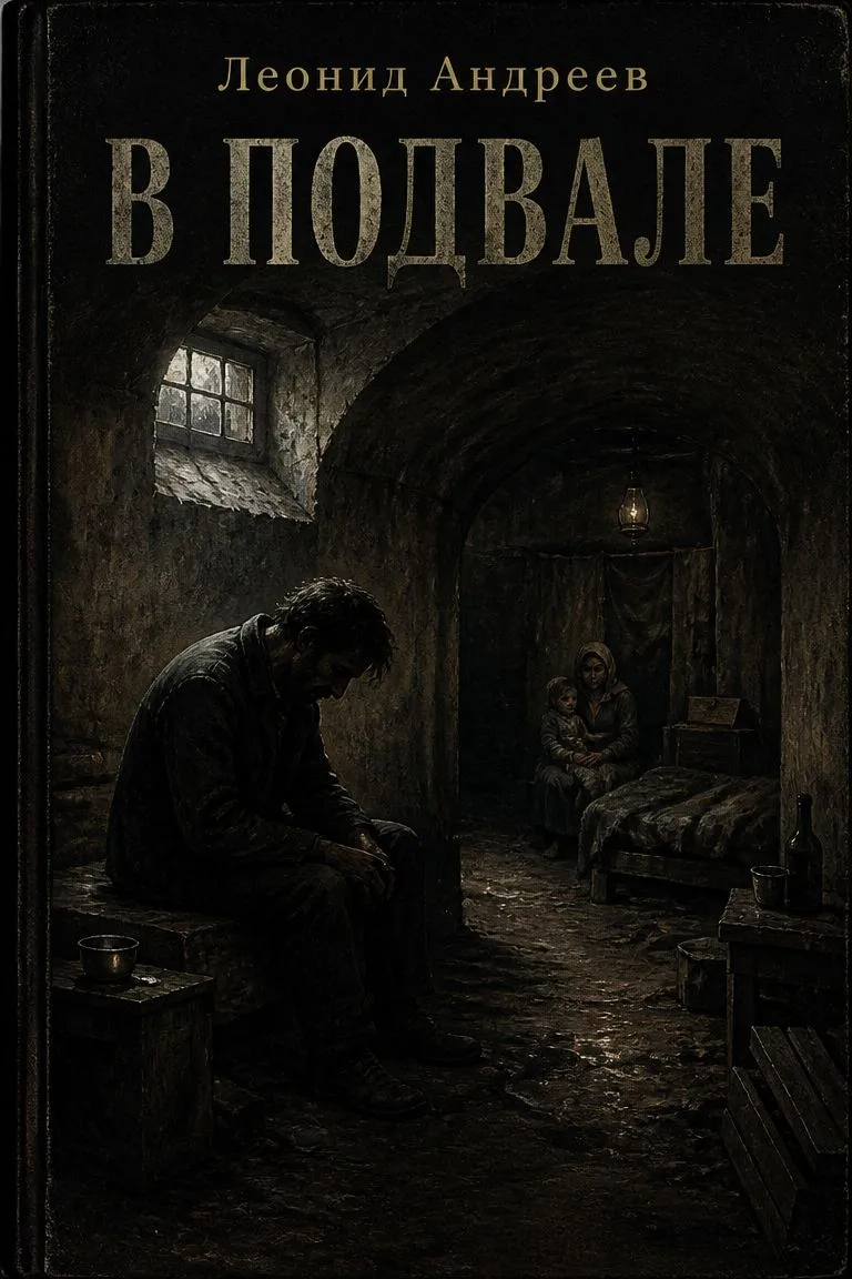В подвале — обложка книги
