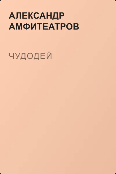 Чудодей — обложка книги