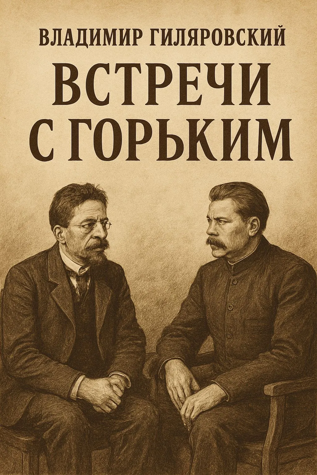 Встречи с Горьким — обложка книги
