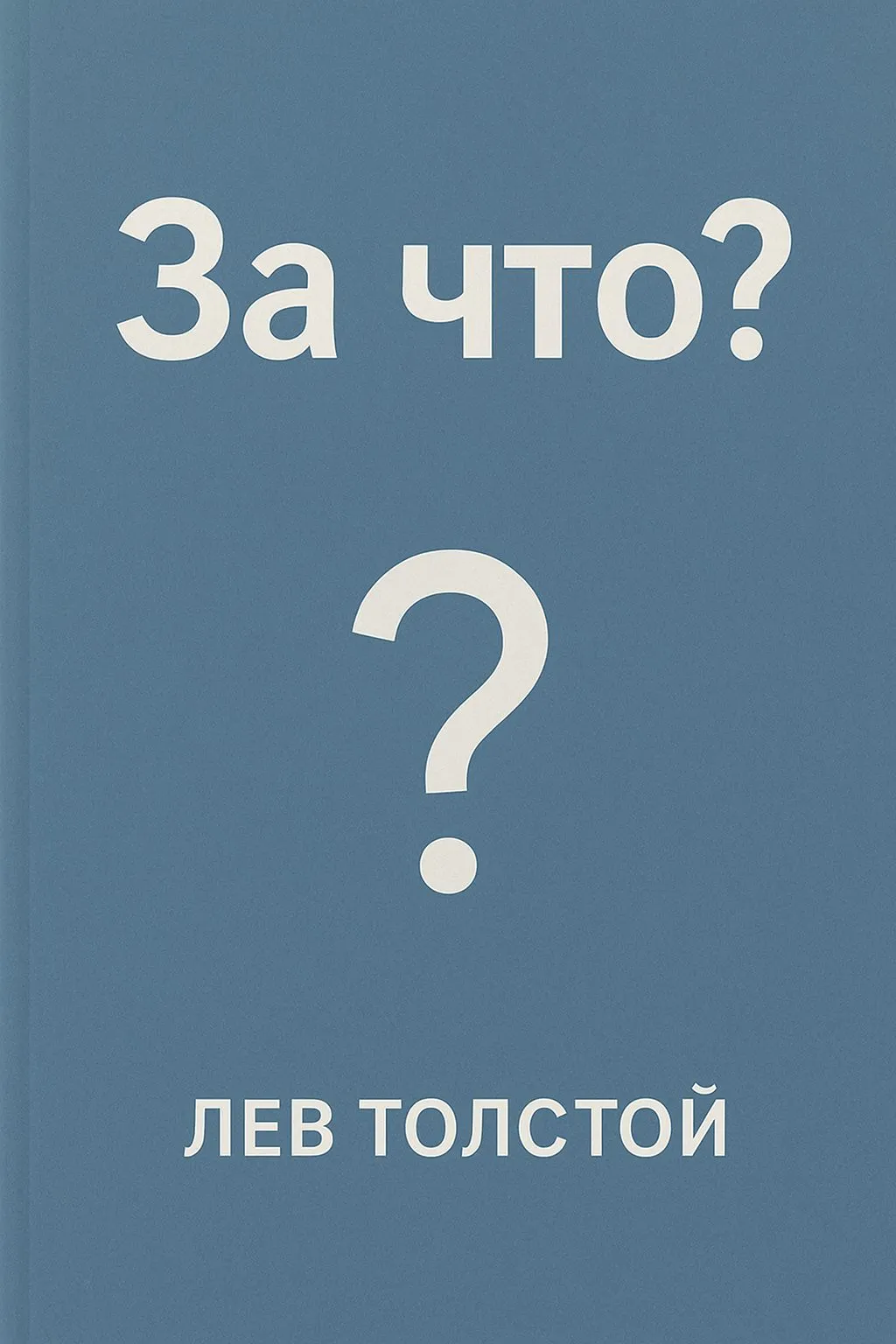 За что? — обложка книги
