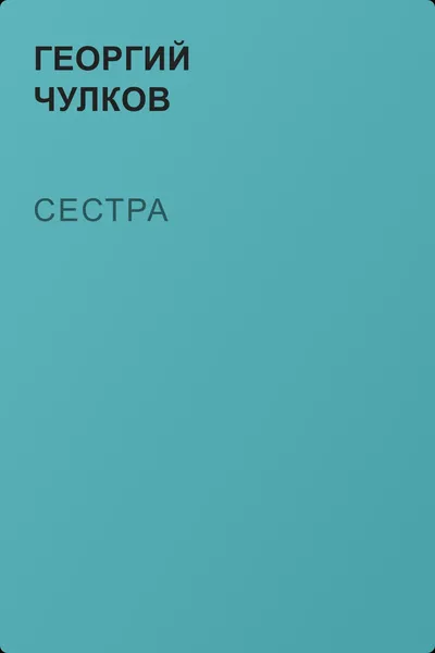 Сестра — обложка книги