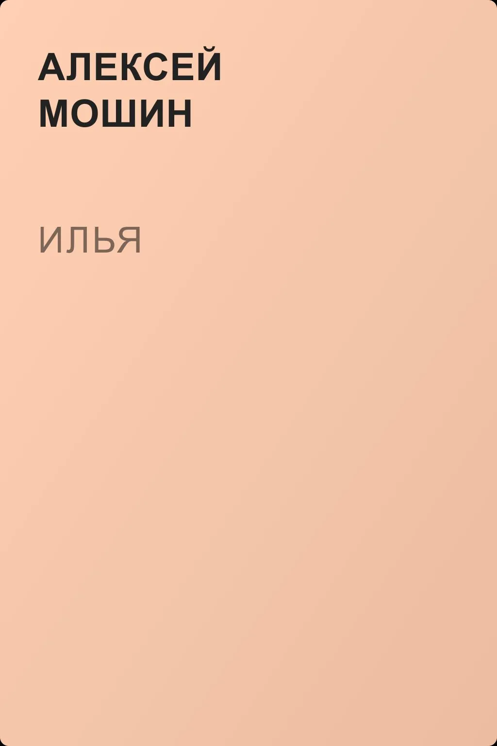Илья — обложка книги