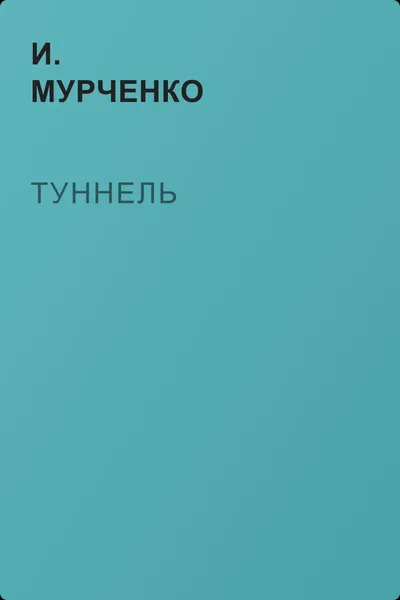 Туннель — обложка книги