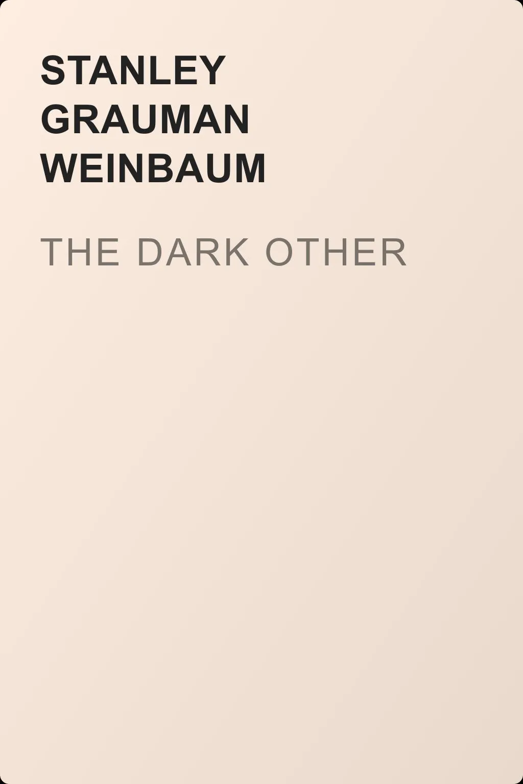 The Dark Other — обложка книги
