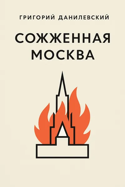 Сожженная Москва — обложка книги