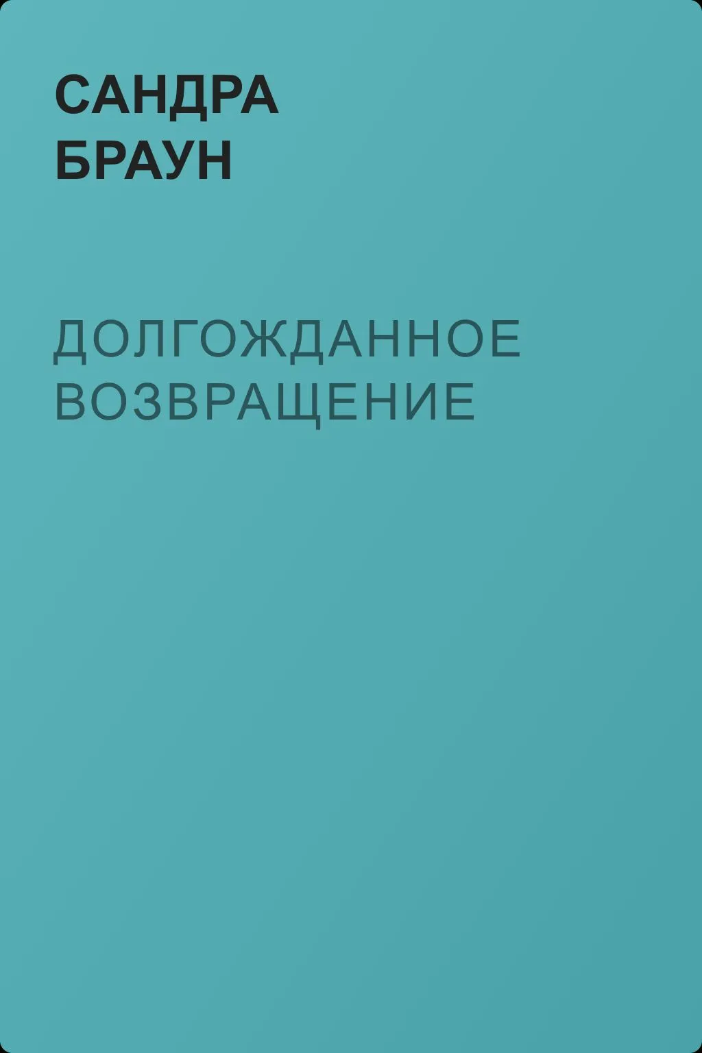 Долгожданное возвращение — обложка книги