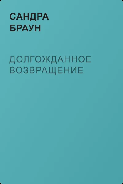 Долгожданное возвращение — обложка книги