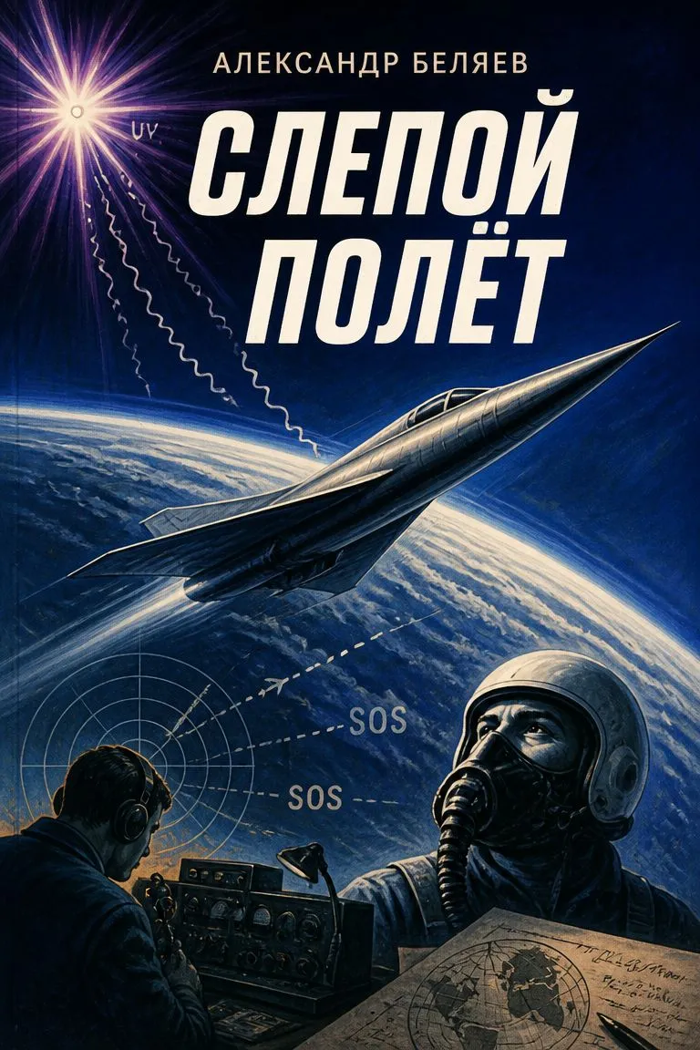 Слепой полёт — обложка книги