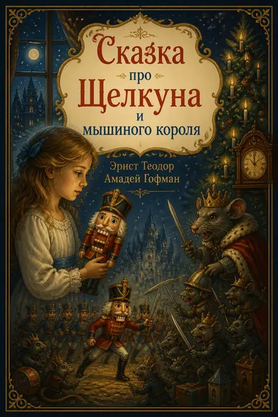 Сказка про Щелкуна и мышиного короля — обложка книги
