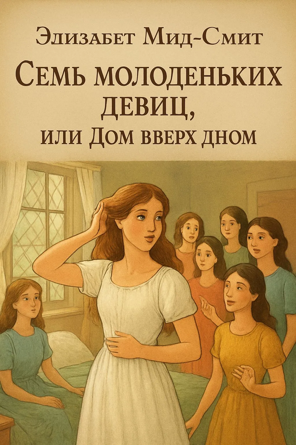 Семь молоденьких девиц, или Дом вверх дном — обложка книги