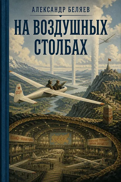 На воздушных столбах — обложка книги