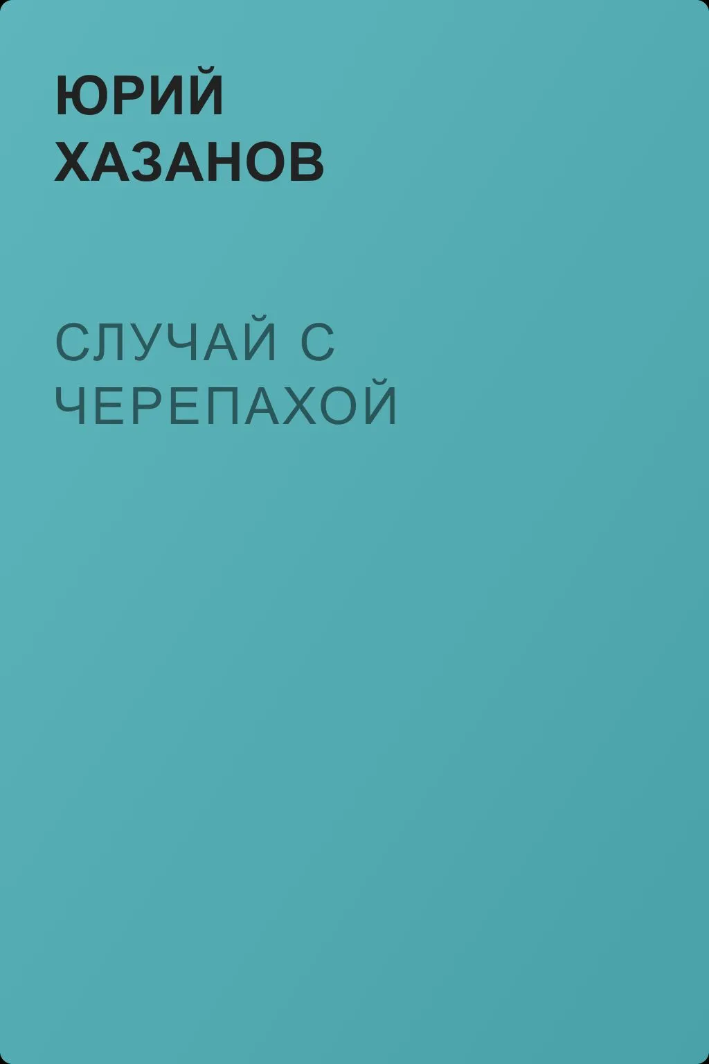 Случай с черепахой — обложка книги