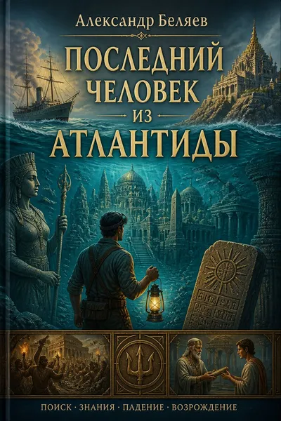 Последний человек из Атлантиды — обложка книги