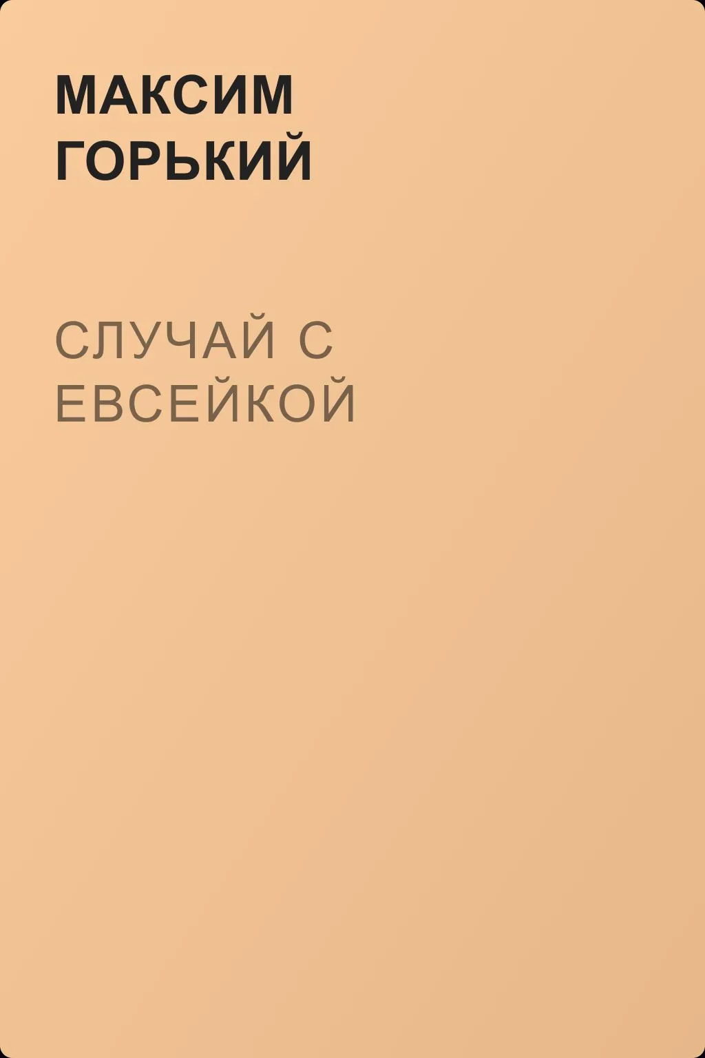 Случай с Евсейкой — обложка книги