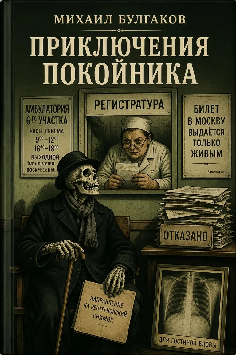 Приключения покойника — обложка книги