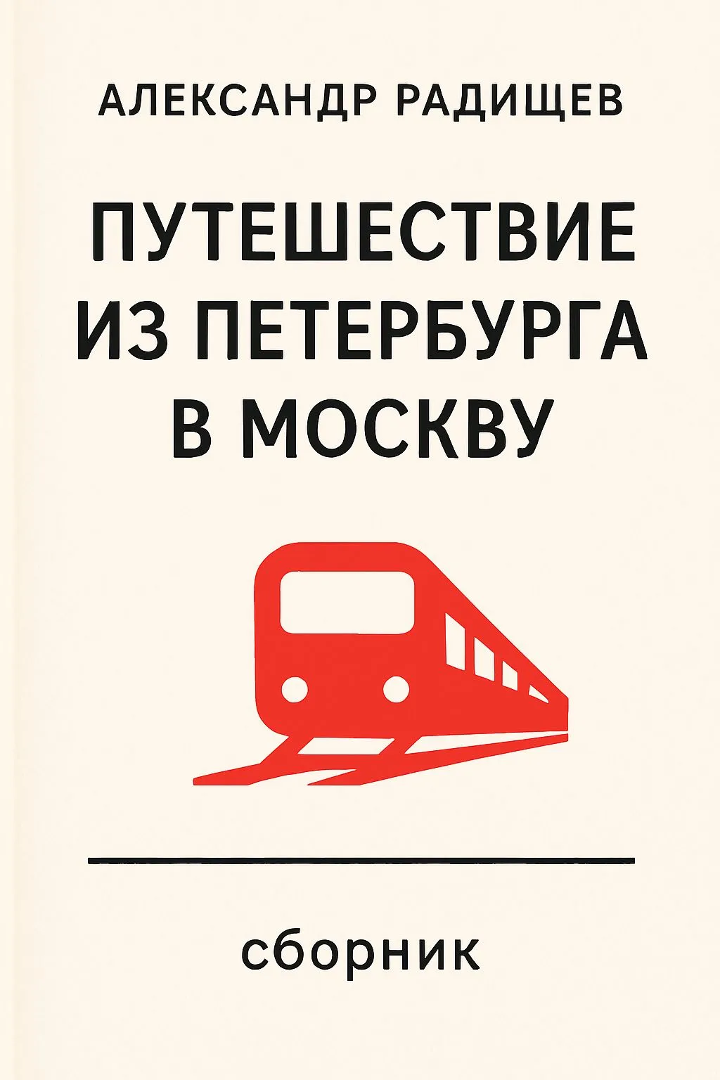 Путешествие из Петербурга в Москву (сборник) — обложка книги