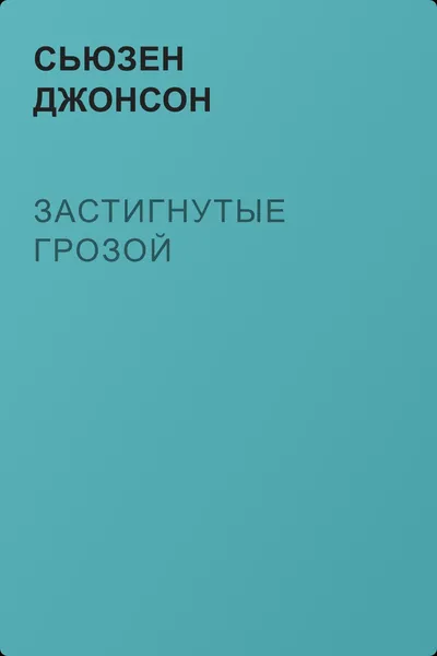 Застигнутые грозой — обложка книги